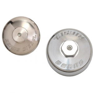 BEANS DIESEL 220024 2-PIECE BILLET FUEL & OIL FILTER CAP SET