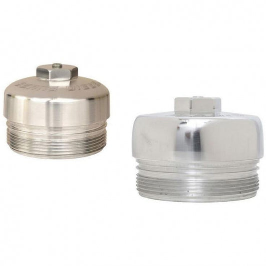 BEANS DIESEL 220024 2-PIECE BILLET FUEL & OIL FILTER CAP SET